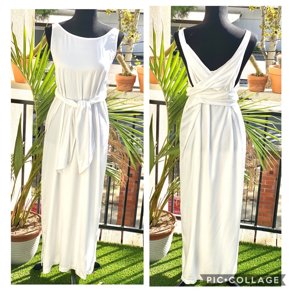 Shaina Mote size 6 white dress, 100% lyocell